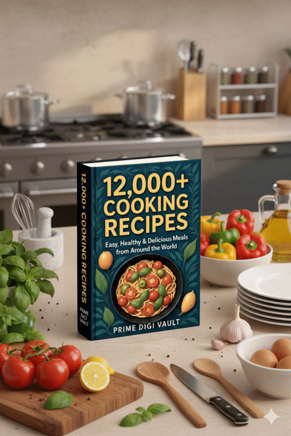 12,000+ Cooking Recipes eBook Collection – Easy, Healthy, Fast & Delicious Meals